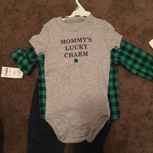 Carter’s Toddler boys Lucky Charm set